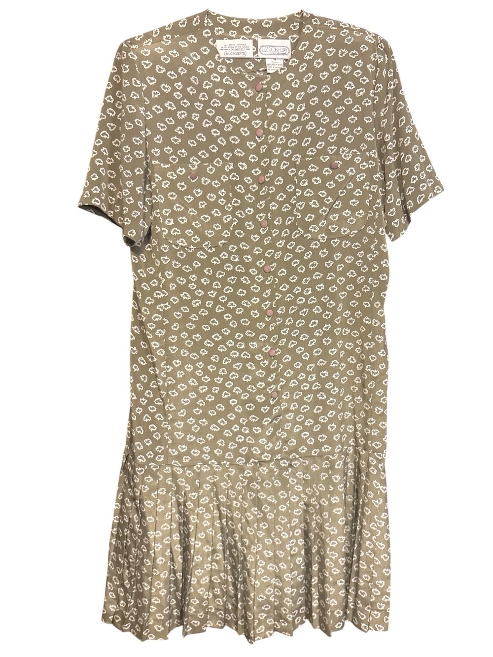 Vintage 1980s Liz Roberts Secretary Dress